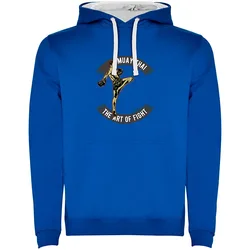 Sweat à Capuche Art Of Fight Bicolor Royal Blue / White 2XL