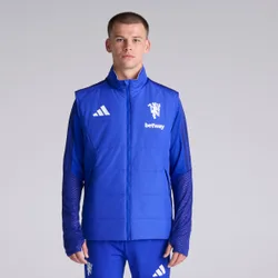 Manchester United 26/27 Cup Training Tiro Winterized Vest Blue (Sponsored) L