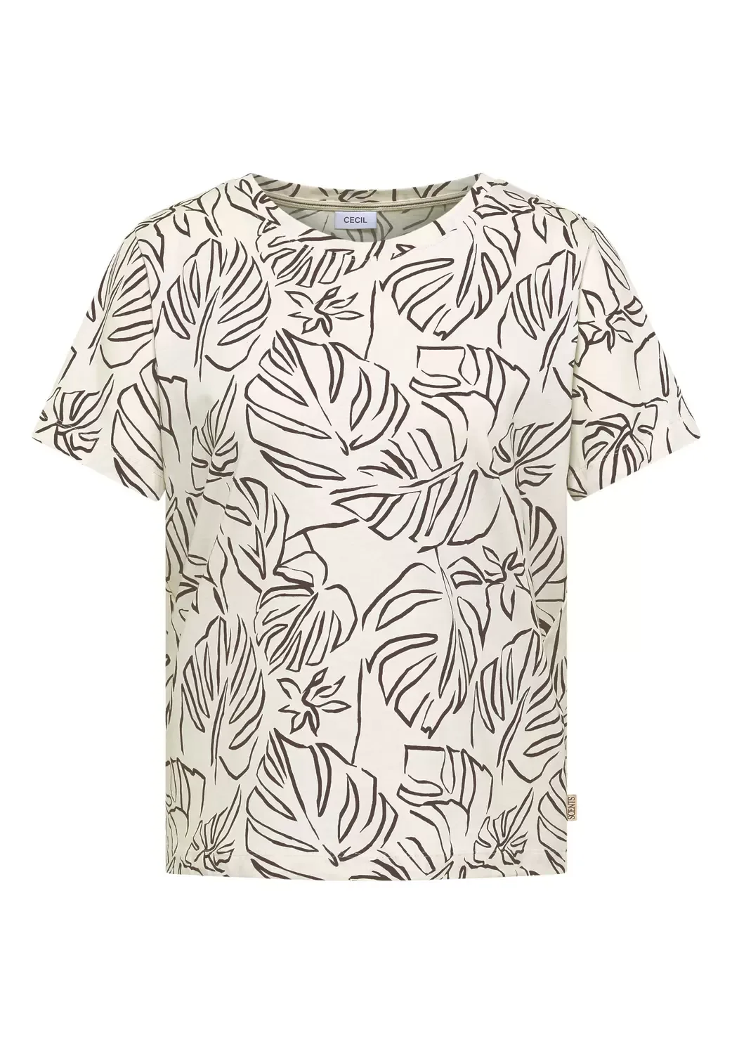 TOS Outline AOP Basic Shirt female - S - FashionsVida
