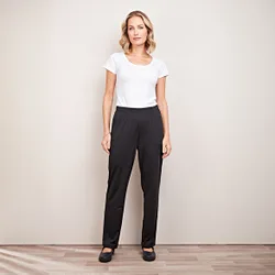 Pagen Jersey Komfort-Hose schwarz