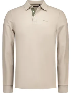 Polo à Manches Longues 26gn201 Tan Sand XL - Nza New Zealand - FashionsVida