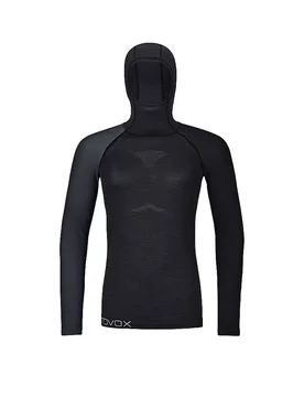 Maglietta da donna 120 Comp Light con cappuccio nero S - Ortovox - FashionsVida