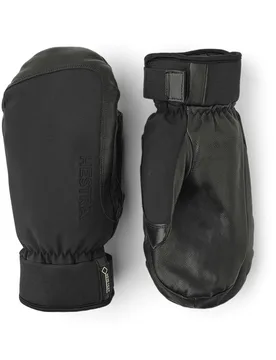 Moufles en cuir GORE-TEX imperméables - Alpine Short Gore-Tex Mitt Black - Taille 11 - Noir - Hestra - FashionsVida