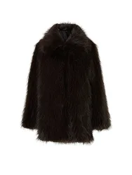 Mantel in Felloptik SLFBREA braun 42 Damen