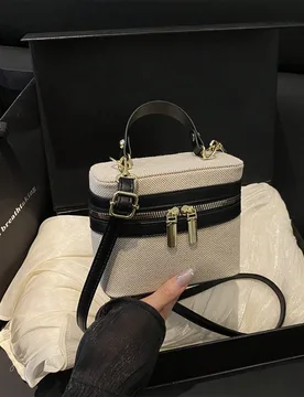 Bolso de mano pequeño minimalista de color retro, bolso de hombro para mujer - Shein - FashionsVida