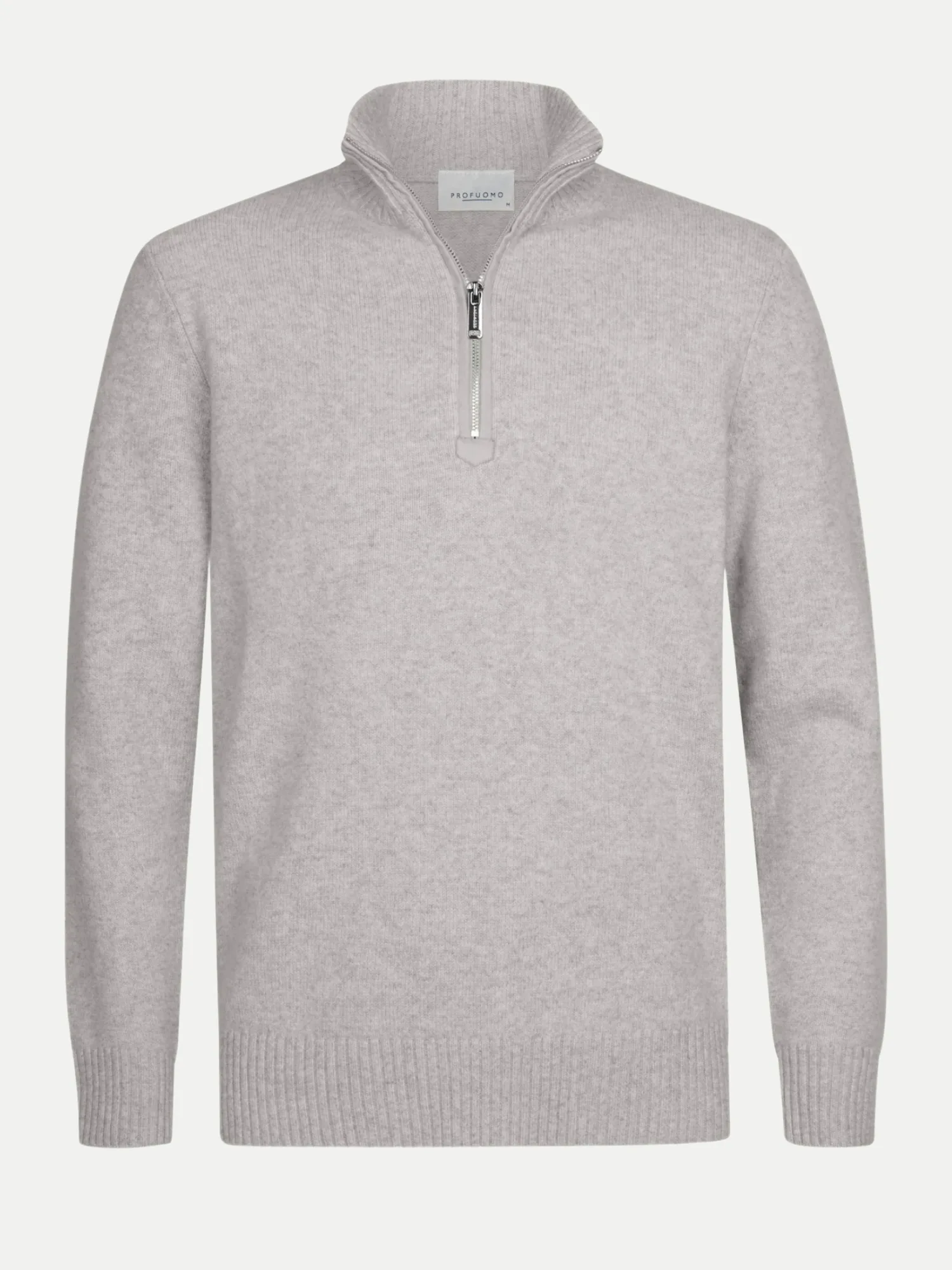 Strickpullover aus Wolle Grau L - Profuomo - FashionsVida