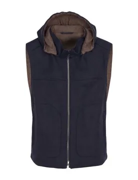 Chompa sin mangas Hombre Azul noche 54 Hombre - Barba - FashionsVida
