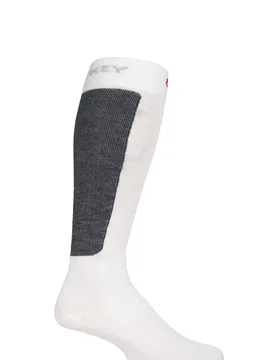 Pair Off White Made in Finland 3 Layer Ice Hockey Socks with Kevlar Unisex 5.5-8 Unisex - - White - Size: 5.5-8 Unisex - UpHill Sport - FashionsVida