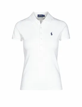 Polo Slim Fit JULIE blanco XL - Ralph Lauren - FashionsVida