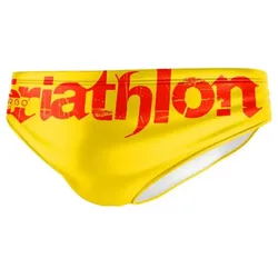Triathlon Basic Swimming Brief Yellow / Orange 2XL Men