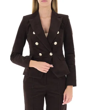 Blazer doppiopetto TESTA DI MORO XS - Rinascimento - FashionsVida