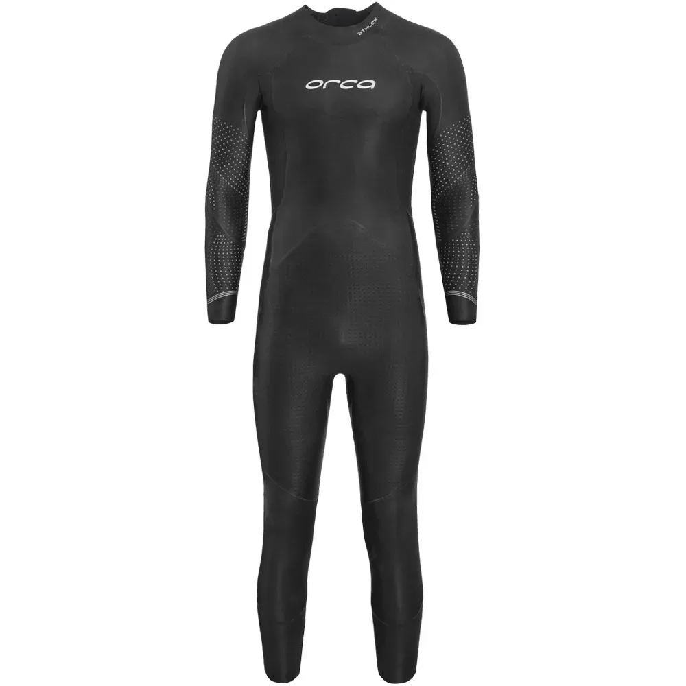 Athlex Flow Long Sleeve Neoprene Wetsuit Silver Total 11 Men - Orca - FashionsVida