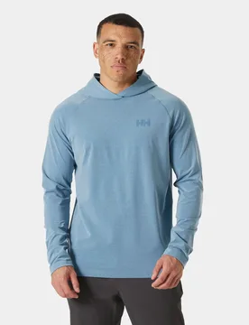 Men's Tyri Hoodie Navy M - Washed Navy Blue - Male - Helly Hansen - FashionsVida