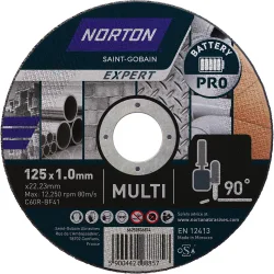 Discos Pro de Corte para Multimateriales con Amoladoras Angulares a Batería
