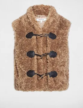Chaleco de mujer efecto borreguito - Morgan - FashionsVida