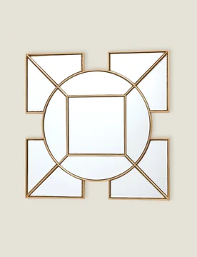 DAR Lyshia Wall Mirror Gold - DAR - FashionsVida
