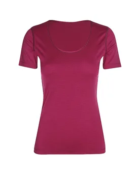 Löffler Camiseta interior de merino ligera para mujer rojo oscuro 42 - LÖFFLER - FashionsVida