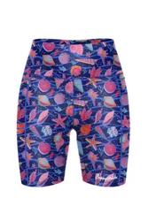 Womens Run The Reef Fitted Shorts - - Size: 3XL