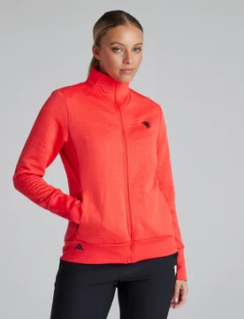Manchester United x Womens Golf COLD.RDY Jacket Red L - Adidas - FashionsVida