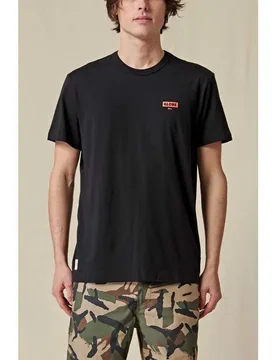 T-shirt à Manches Courtes Living Low Velocity Black XL - Globe - FashionsVida