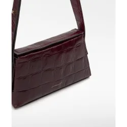 Bandolera de mujer mica efecto coco de piel