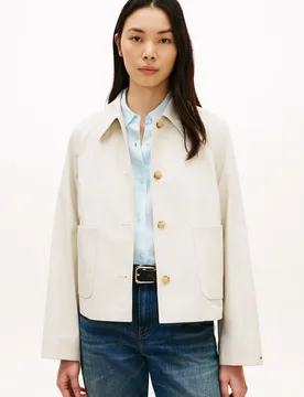 COTTON SHORT JACKET female - M - FashionsVida