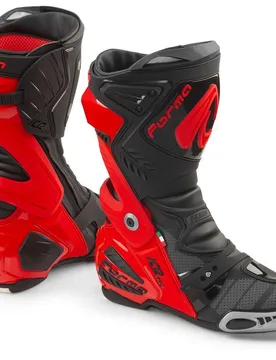 Stivali Moto Racing ICE PRO Flow Rosso Nero taglia 38 - Forma - FashionsVida