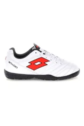 Scarpe calcetto bianche con suola nera STADIO 705 TF JR 32