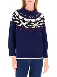 Maglione misto lana BLU XS
