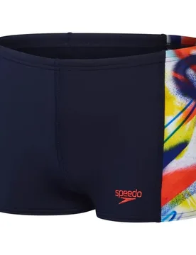 Slip De Bain Boxer Digital Panel - Speedo - FashionsVida