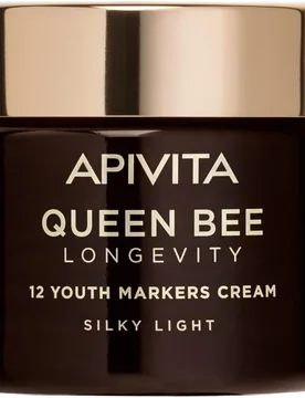 Crema Ligera 12 Marcadores de Juventud Queen Bee Longevity 50ml - Apivita - FashionsVida