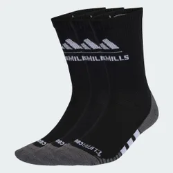 PERFORMANCE CLIMACOOL CUSHIONED CREW 3 PAIR PACK LM 40-42 Black / White