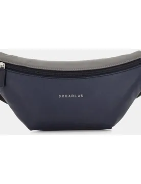 Riñonera de hombre de piel en color - Scharlau - FashionsVida