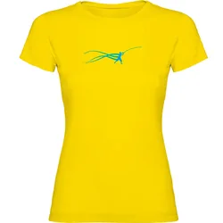 Fish Estella Short Sleeve T-shirt Yellow XL Women
