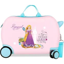 Maleta infantil Rapunzel rígida con capacidad de 28L