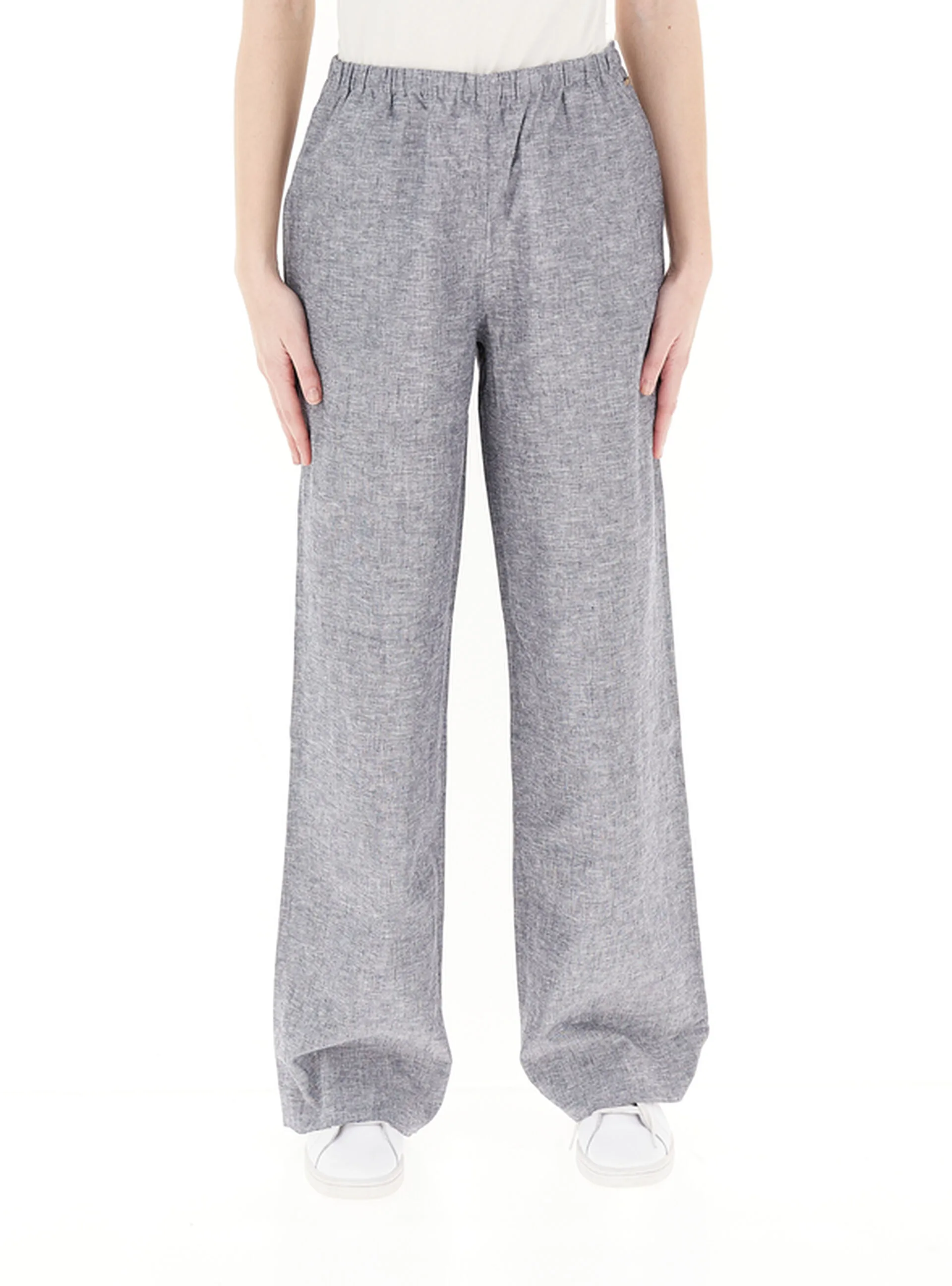 Pantalone misto lino GRIGIO CHIARO 10 - Armani exchange - FashionsVida
