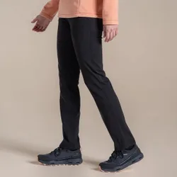 Womens Kiwi Pro Iii Stretch Walking Hiking Trousers Cwj1405 - Black Nylon - Size 16 Long