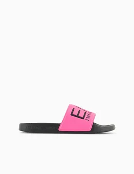 Ea7 Ciabatte 7x000108_af15118 Pink Fluo / Black EU 46 - Emporio armani - FashionsVida