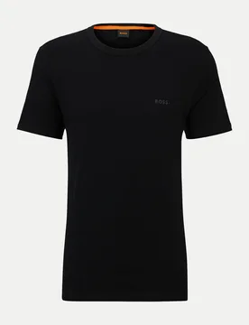 Orange T-Shirt mit Logo Tegood Schwarz 3XL - BOSS - FashionsVida