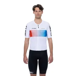Tuta Da Gara A Maniche Corte Teamline Black / Blue / White