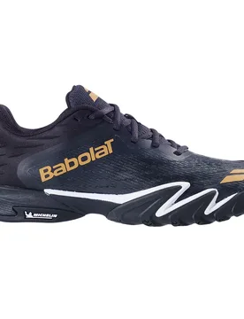 Premura 3 Padel Shoes Black / Gold UK 7 - Babolat - FashionsVida