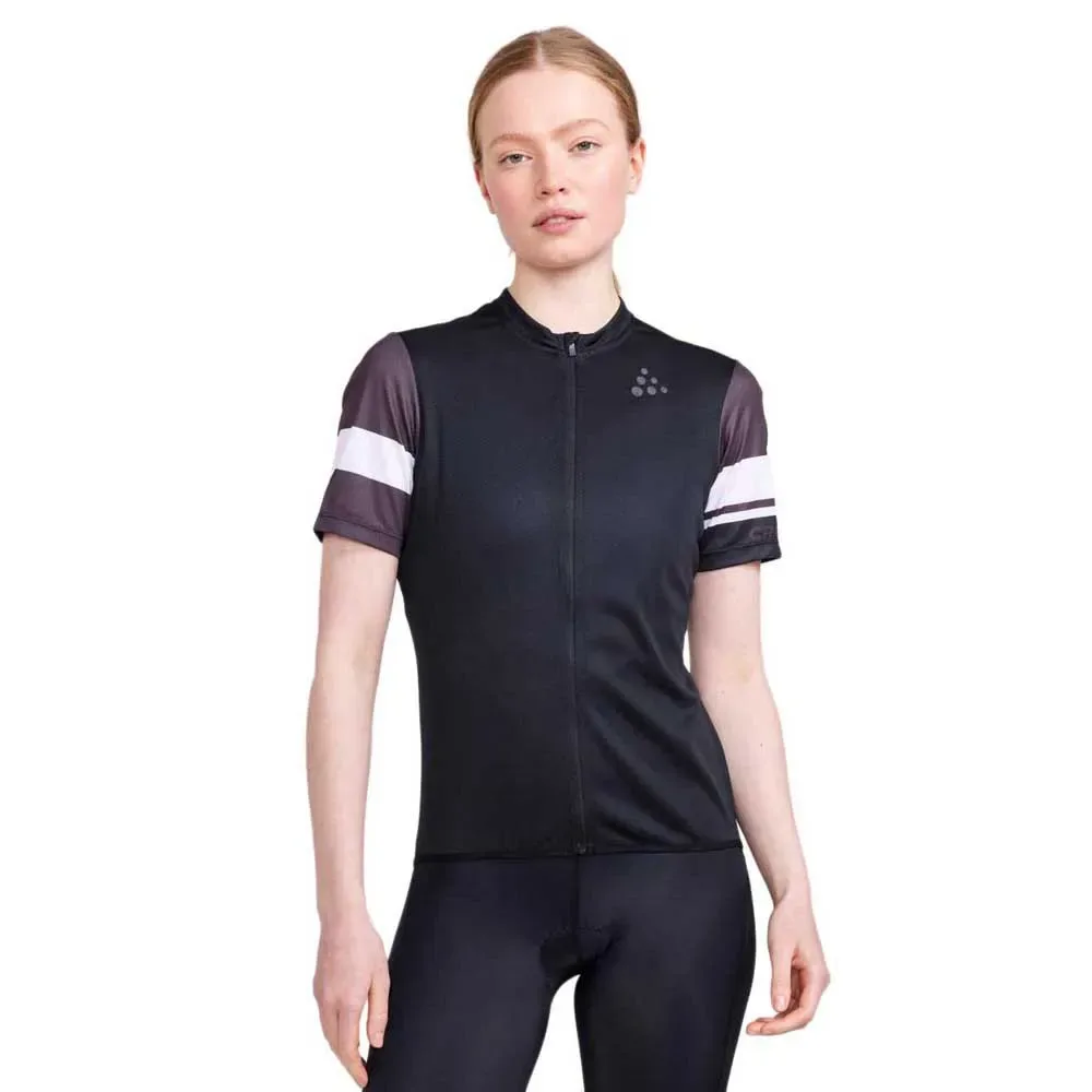 Maglia A Maniche Corte Core Endur Logo Black / Slate - Craft - FashionsVida