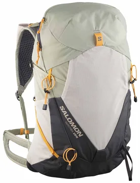 Sac à dos de randonnée journée - Aerotrek 28 W Seagrass/Silver Cloud - Taille M/L - Vert - Salomon - FashionsVida