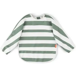 Babero impermeable con bolsillo recoge migas y mangas