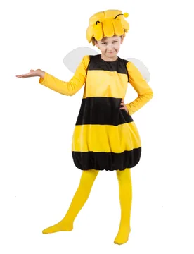 Biene Maya Lizenzkostüm für Kinder schwarz-gelb - METAMORPH GmbH - FashionsVida