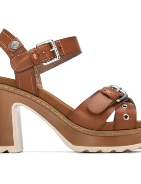 Sandali Con Tacco 175290 Camel EU 39 - Refresh - FashionsVida