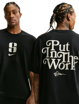Sabrina 'put In Work' Dri-fit T-shirt Men T-Shirts - Black - Size S - Cotton Jersey - Black - Size: Small - Nike - FashionsVida