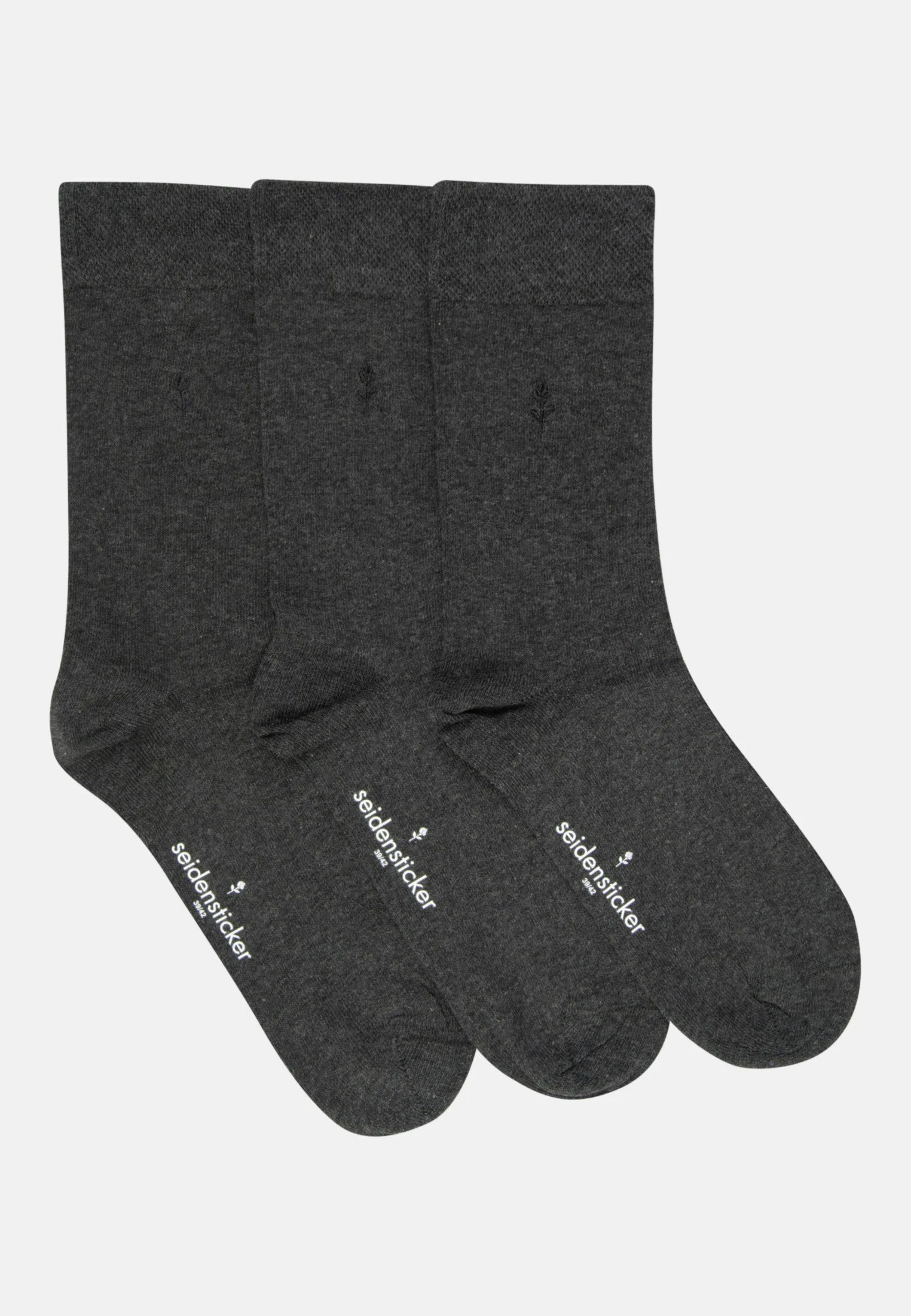 Er-Pack Socken Grau 39-42 - Seidensticker - FashionsVida