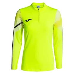 Felpa Con Mezza Zip Elite Xi Fluor Yellow / Black M