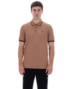 Raw Umber Soren 3 Premium Polo - XS - FILA - FashionsVida